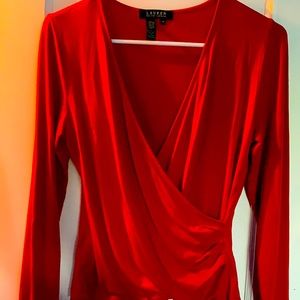 Red shirt used but in good shape